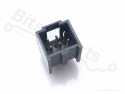 Box header Molex 6-pin male gouden pins (2x3p)